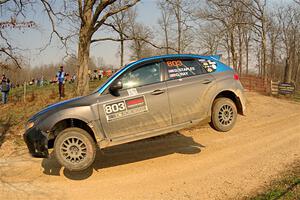 Drew Staples / Glen Ray Subaru Impreza on SS9, KP to Ollie Long II.