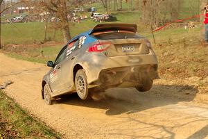 Drew Staples / Glen Ray Subaru Impreza on SS9, KP to Ollie Long II.