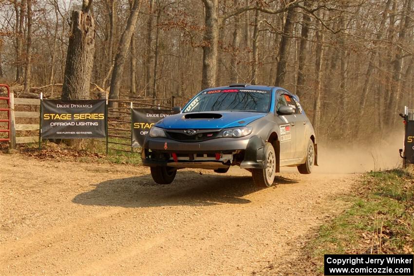 Drew Staples / Glen Ray Subaru Impreza on SS9, KP to Ollie Long II.