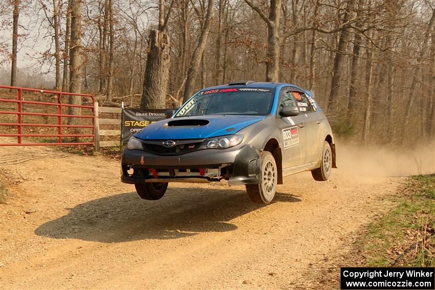 Drew Staples / Glen Ray Subaru Impreza on SS9, KP to Ollie Long II.