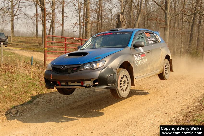 Drew Staples / Glen Ray Subaru Impreza on SS9, KP to Ollie Long II.