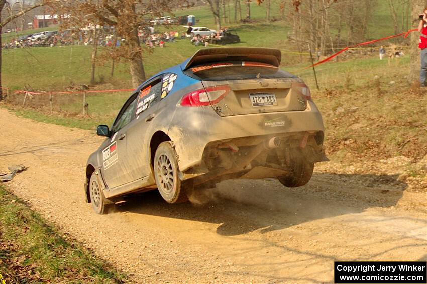 Drew Staples / Glen Ray Subaru Impreza on SS9, KP to Ollie Long II.