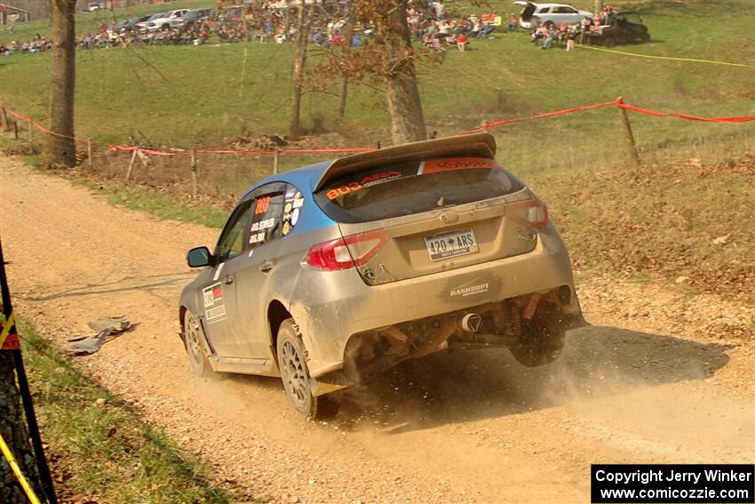 Drew Staples / Glen Ray Subaru Impreza on SS9, KP to Ollie Long II.