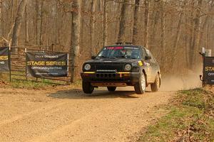 Andy Cowan / John Vinti VW Jetta VR6 on SS9, KP to Ollie Long II.