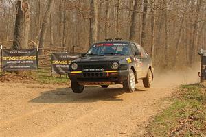 Andy Cowan / John Vinti VW Jetta VR6 on SS9, KP to Ollie Long II.