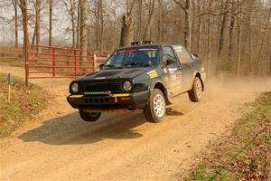 Andy Cowan / John Vinti VW Jetta VR6 on SS9, KP to Ollie Long II.