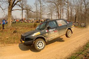 Andy Cowan / John Vinti VW Jetta VR6 on SS9, KP to Ollie Long II.