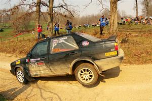 Andy Cowan / John Vinti VW Jetta VR6 on SS9, KP to Ollie Long II.