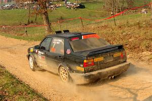 Andy Cowan / John Vinti VW Jetta VR6 on SS9, KP to Ollie Long II.