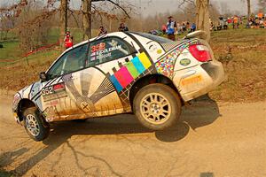 Eliza Coleman / Ryan Scott Subaru Impreza on SS9, KP to Ollie Long II.