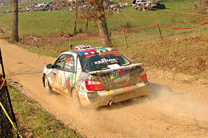 Eliza Coleman / Ryan Scott Subaru Impreza on SS9, KP to Ollie Long II.