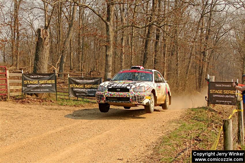 Eliza Coleman / Ryan Scott Subaru Impreza on SS9, KP to Ollie Long II.