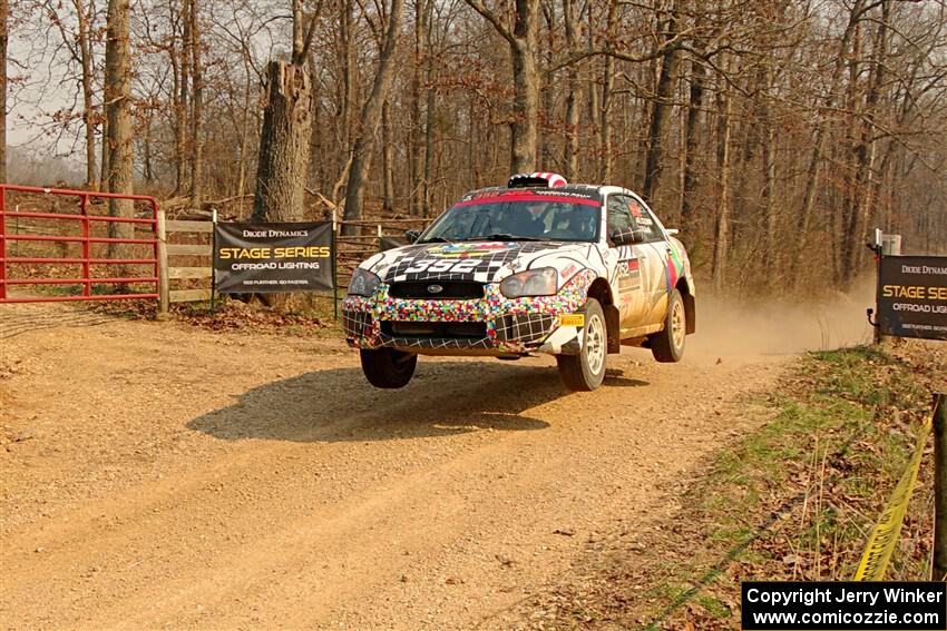 Eliza Coleman / Ryan Scott Subaru Impreza on SS9, KP to Ollie Long II.