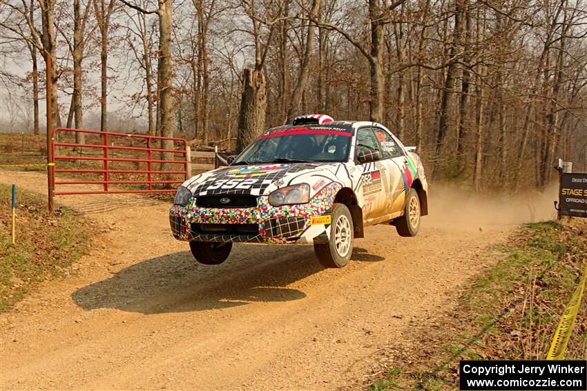 Eliza Coleman / Ryan Scott Subaru Impreza on SS9, KP to Ollie Long II.