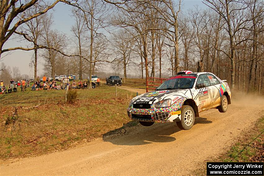 Eliza Coleman / Ryan Scott Subaru Impreza on SS9, KP to Ollie Long II.