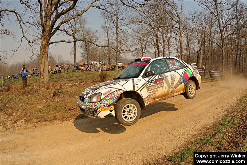 Eliza Coleman / Ryan Scott Subaru Impreza on SS9, KP to Ollie Long II.