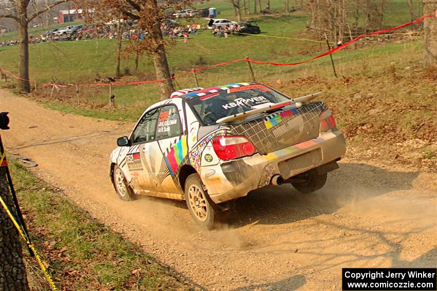 Eliza Coleman / Ryan Scott Subaru Impreza on SS9, KP to Ollie Long II.