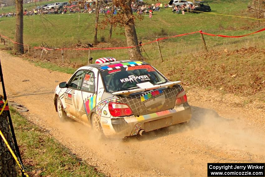 Eliza Coleman / Ryan Scott Subaru Impreza on SS9, KP to Ollie Long II.