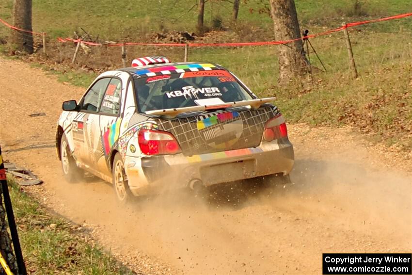 Eliza Coleman / Ryan Scott Subaru Impreza on SS9, KP to Ollie Long II.