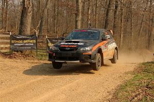 Nick Pysklyvets / Roman Romanchuk Subaru WRX STi on SS9, KP to Ollie Long II.
