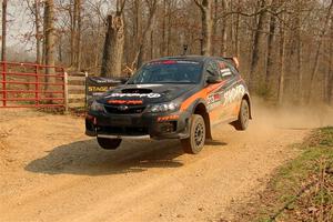 Nick Pysklyvets / Roman Romanchuk Subaru WRX STi on SS9, KP to Ollie Long II.