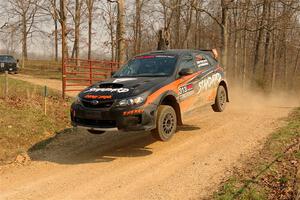 Nick Pysklyvets / Roman Romanchuk Subaru WRX STi on SS9, KP to Ollie Long II.