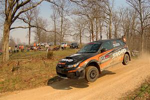 Nick Pysklyvets / Roman Romanchuk Subaru WRX STi on SS9, KP to Ollie Long II.