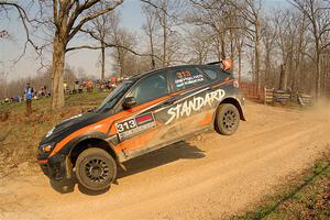 Nick Pysklyvets / Roman Romanchuk Subaru WRX STi on SS9, KP to Ollie Long II.