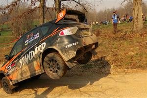 Nick Pysklyvets / Roman Romanchuk Subaru WRX STi on SS9, KP to Ollie Long II.