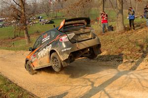 Nick Pysklyvets / Roman Romanchuk Subaru WRX STi on SS9, KP to Ollie Long II.