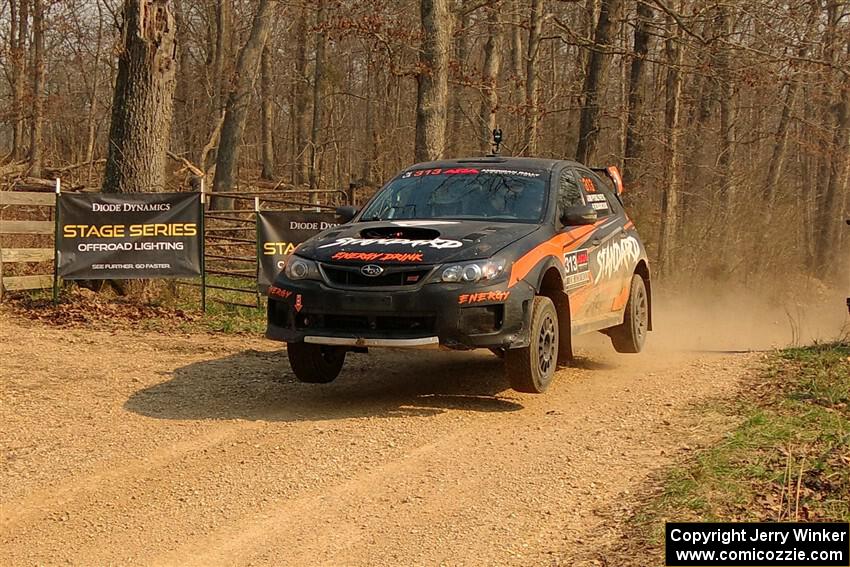 Nick Pysklyvets / Roman Romanchuk Subaru WRX STi on SS9, KP to Ollie Long II.