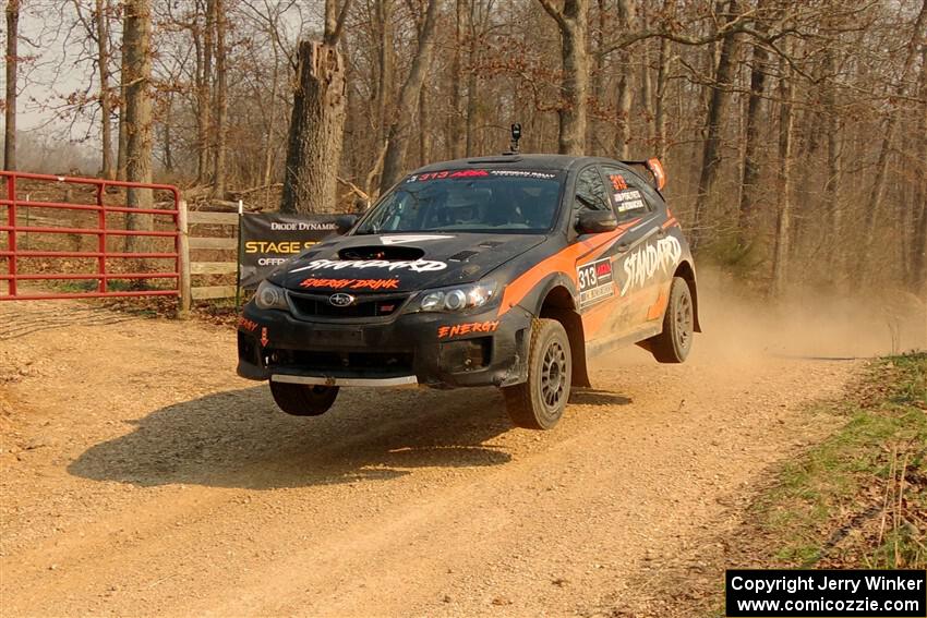 Nick Pysklyvets / Roman Romanchuk Subaru WRX STi on SS9, KP to Ollie Long II.