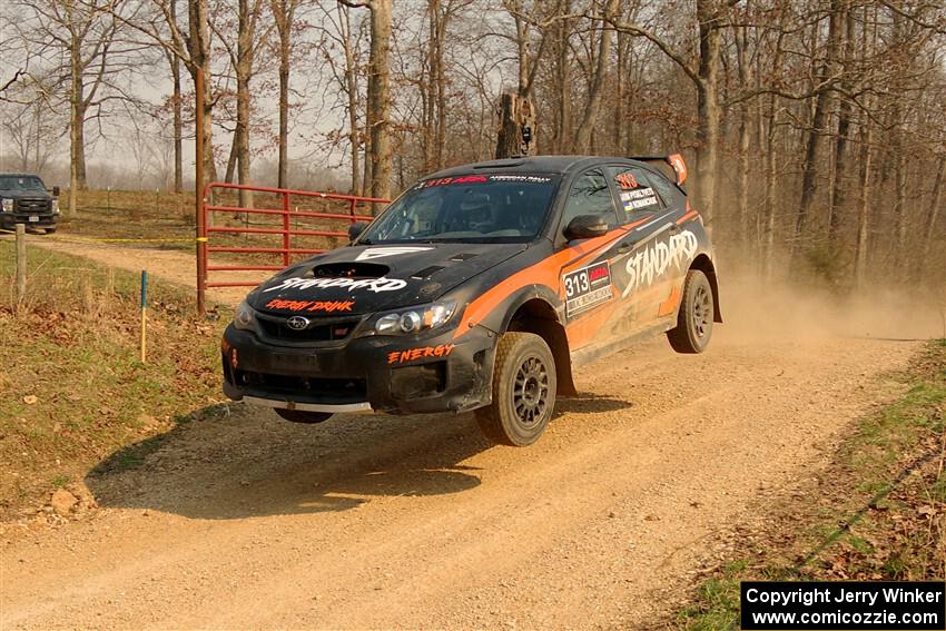 Nick Pysklyvets / Roman Romanchuk Subaru WRX STi on SS9, KP to Ollie Long II.