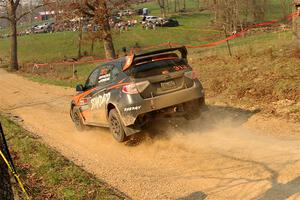 Nick Pysklyvets / Roman Romanchuk Subaru WRX STi on SS9, KP to Ollie Long II.