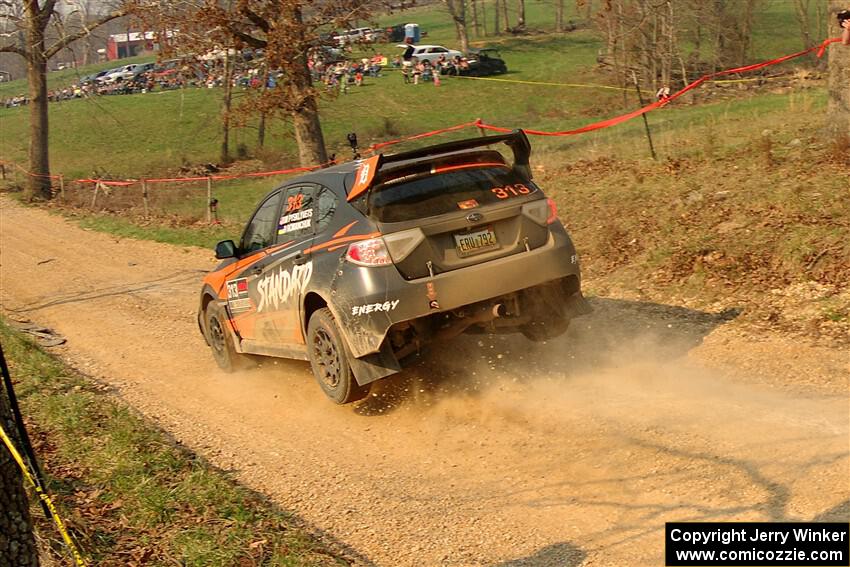 Nick Pysklyvets / Roman Romanchuk Subaru WRX STi on SS9, KP to Ollie Long II.