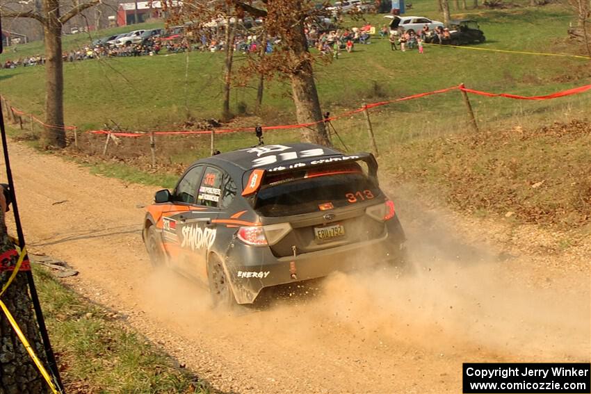 Nick Pysklyvets / Roman Romanchuk Subaru WRX STi on SS9, KP to Ollie Long II.