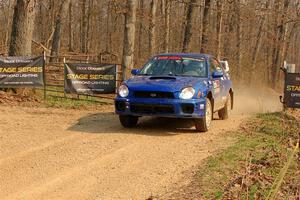 Madelyn Tabor / Sophia McKee Subaru WRX on SS9, KP to Ollie Long II.