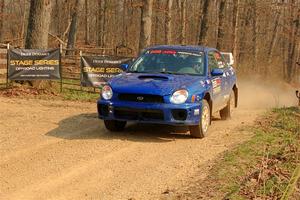 Madelyn Tabor / Sophia McKee Subaru WRX on SS9, KP to Ollie Long II.