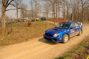 Madelyn Tabor / Sophia McKee Subaru WRX on SS9, KP to Ollie Long II.