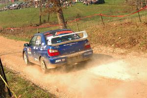 Madelyn Tabor / Sophia McKee Subaru WRX on SS9, KP to Ollie Long II.