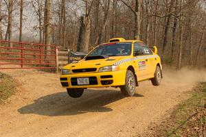 Doug Voss / Jeni Voss Subaru Impreza L on SS9, KP to Ollie Long II.