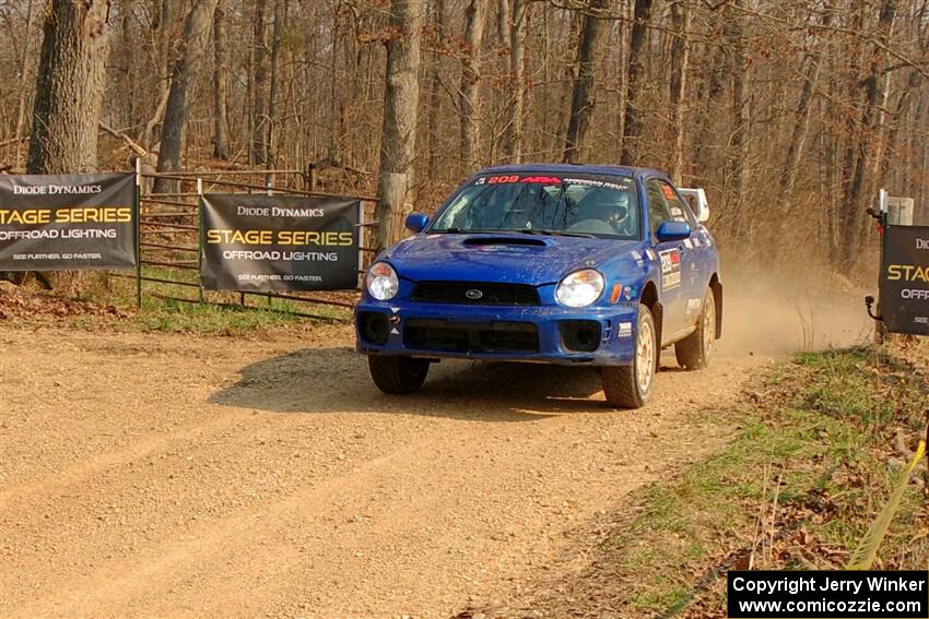 Madelyn Tabor / Sophia McKee Subaru WRX on SS9, KP to Ollie Long II.