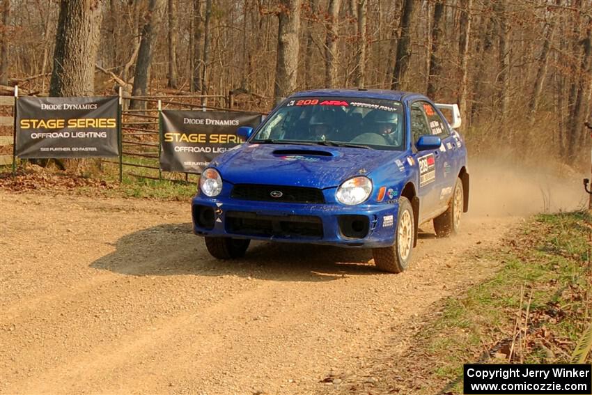 Madelyn Tabor / Sophia McKee Subaru WRX on SS9, KP to Ollie Long II.