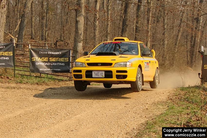 Doug Voss / Jeni Voss Subaru Impreza L on SS9, KP to Ollie Long II.