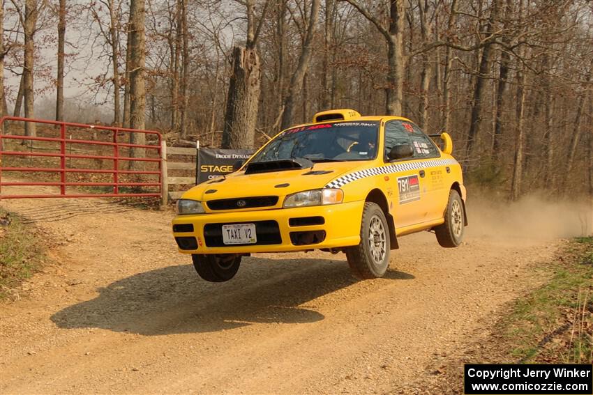 Doug Voss / Jeni Voss Subaru Impreza L on SS9, KP to Ollie Long II.