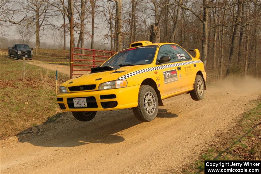 Doug Voss / Jeni Voss Subaru Impreza L on SS9, KP to Ollie Long II.