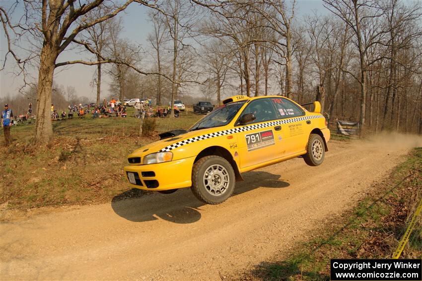 Doug Voss / Jeni Voss Subaru Impreza L on SS9, KP to Ollie Long II.