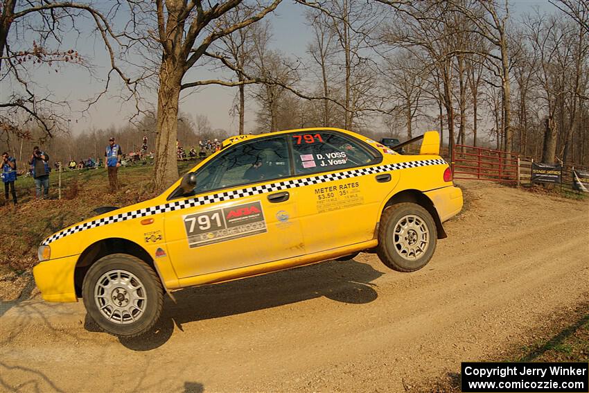 Doug Voss / Jeni Voss Subaru Impreza L on SS9, KP to Ollie Long II.