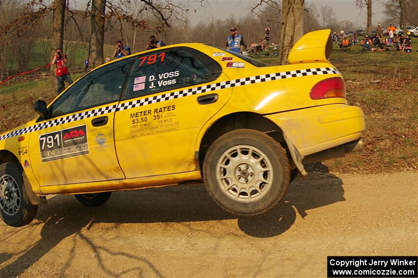 Doug Voss / Jeni Voss Subaru Impreza L on SS9, KP to Ollie Long II.