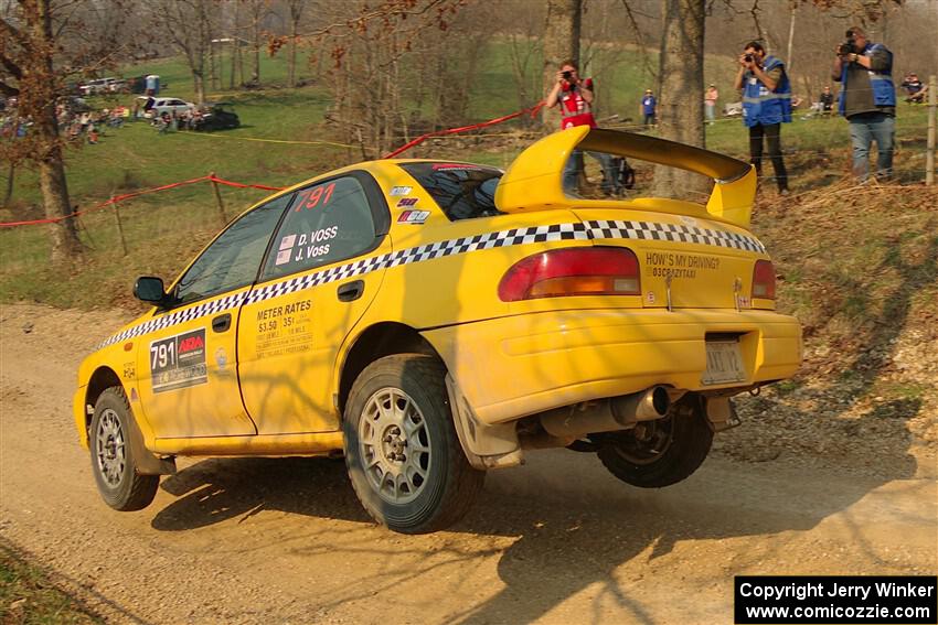 Doug Voss / Jeni Voss Subaru Impreza L on SS9, KP to Ollie Long II.